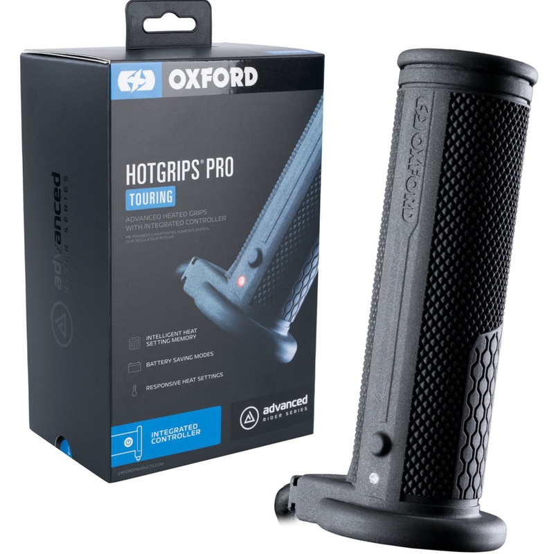 Mânere încălzite Oxford Hotgrips PRO Touring cu comenzi integrate în mâner