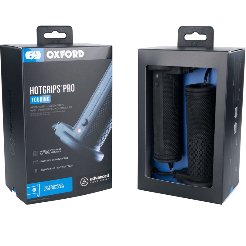 Mânere încălzite Oxford Hotgrips PRO Touring cu comenzi integrate în mâner