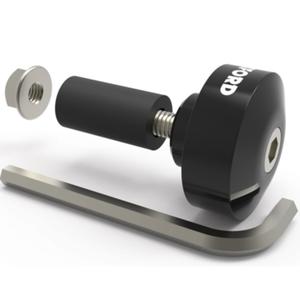 Oxford Bar Ends 1 greutăți ghidon cu reducție negru 1 pereche