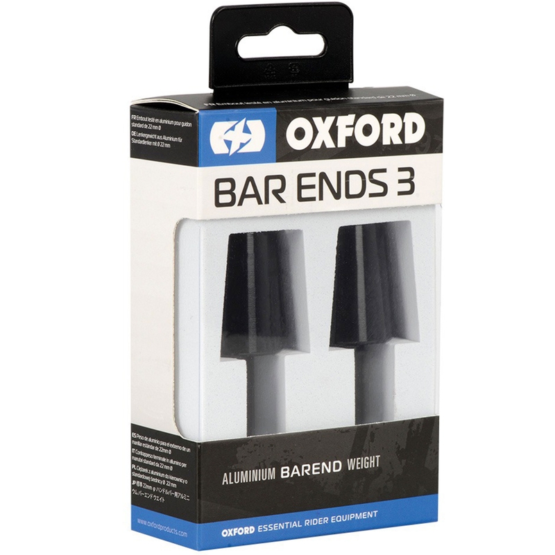 Oxford Bar Ends 3 greutăți ghidon cu reducție negru 1 pereche