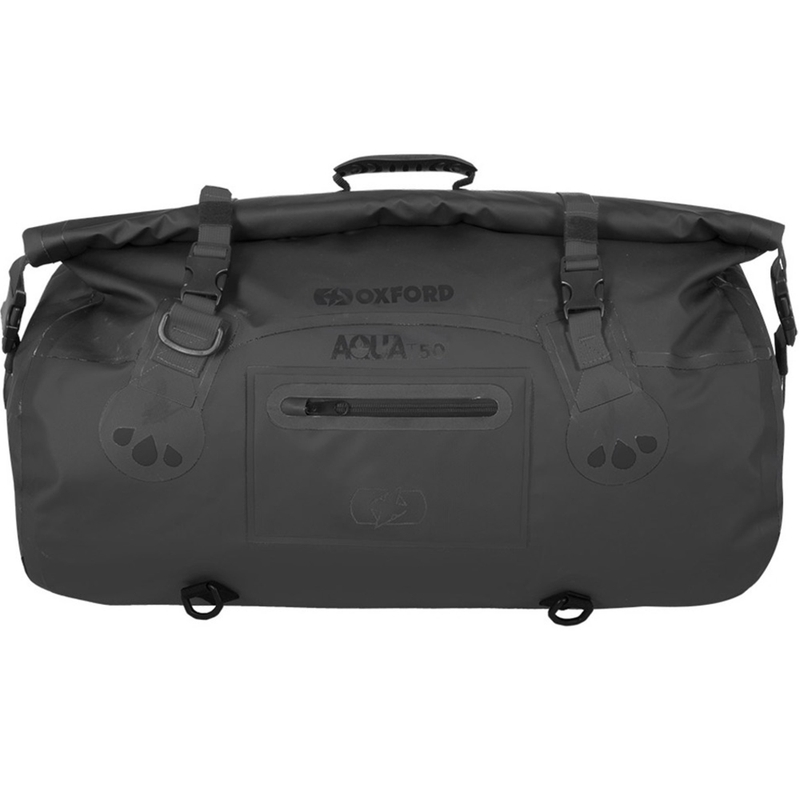 Geantă Oxford Aqua T-50 Roll Bag 50 l neagră, impermeabilă
