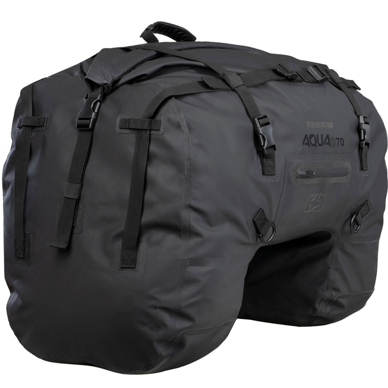 Geantă de șa spate Oxford Aqua D-70 neagră