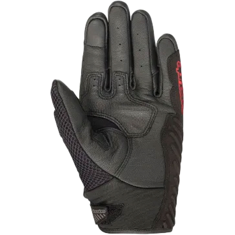 Mănuși moto Alpinestars SMX-1 AIR 2 negru-roșu fluo