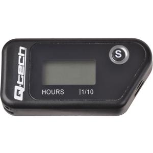 Contor orar wireless cu contor resetabil Q-TECH negru