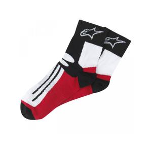 Alpinestars Racing Road Șosete scurte Negru, alb și roșu
