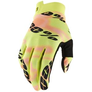 Mănuși motocross 100% - USA ITRACK galben-roz