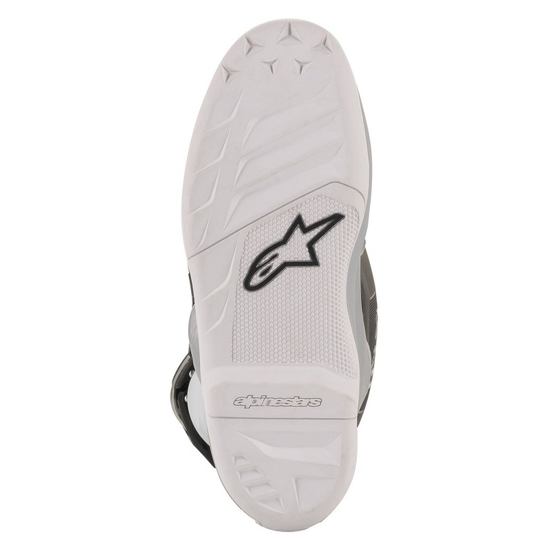 Ghete motocross Alpinestars TECH 7 S pentru copii, negru-argintiu-alb-auriu