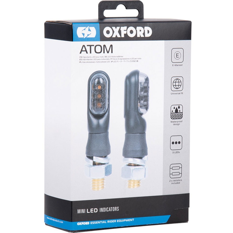 Semnalizatoare mini Oxford LED Atom, inclusiv rezistențe