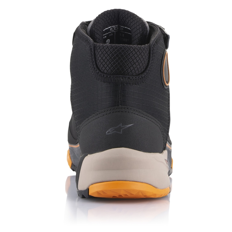 Ghete moto Alpinestars CR-X Drystar negru-maro-portocaliu