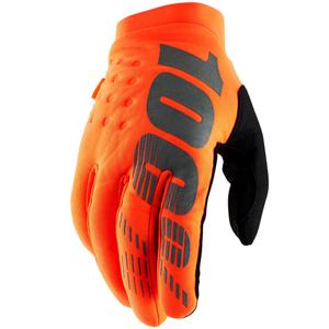 Mănuși motocross 100% - USA BRISKER portocaliu fluo-negru