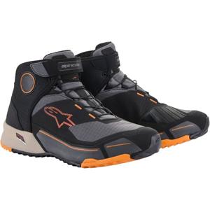 Ghete moto Alpinestars CR-X Drystar negru-maro-portocaliu