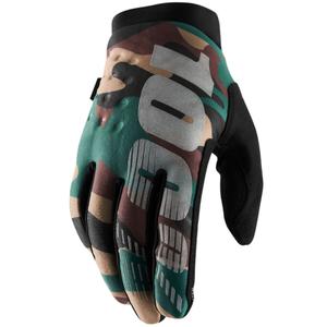 Mănuși motocross 100% - USA BRISKER camo-negru