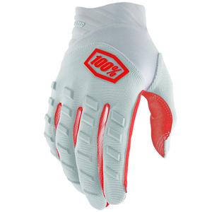 Mănuși motocross 100% - USA AIRMATIC argintii