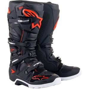 Ghete moto Ghete moto Alpinestars Tech 7 Enduro negru-roșu fluo-albTech 7 Enduro negru-roșu fluo-alb