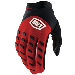 Mănuși motocross 100% - USA AIRMATIC roșu-negru