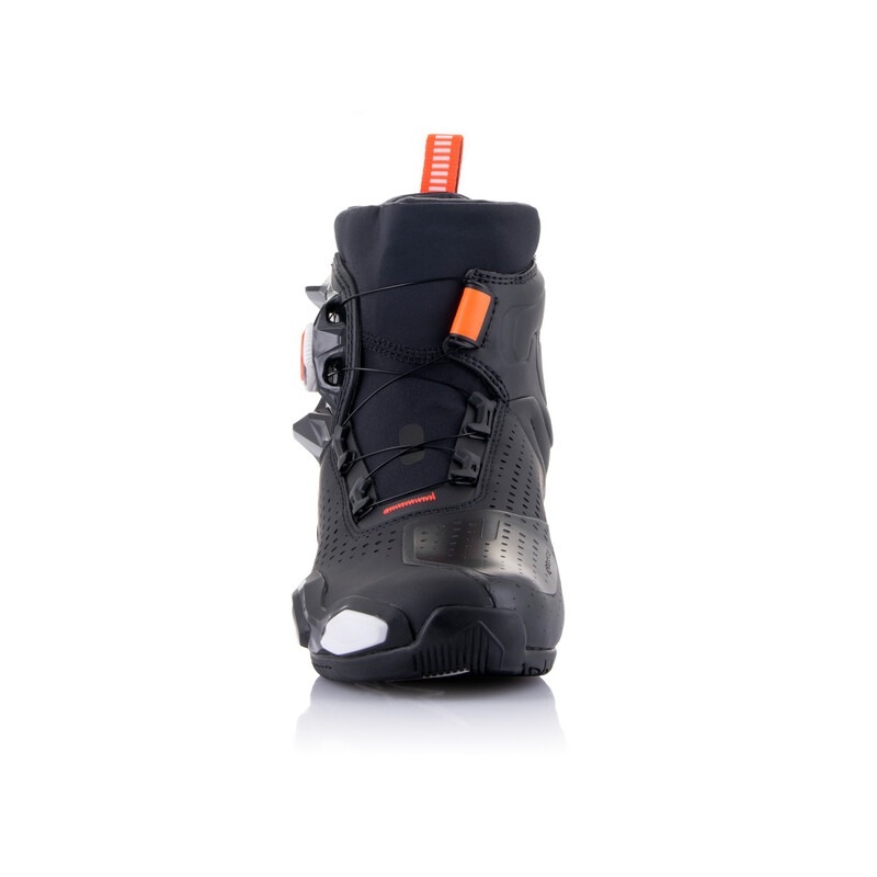 Ghete moto Alpinestars SP-2 negru-alb-roșu fluo