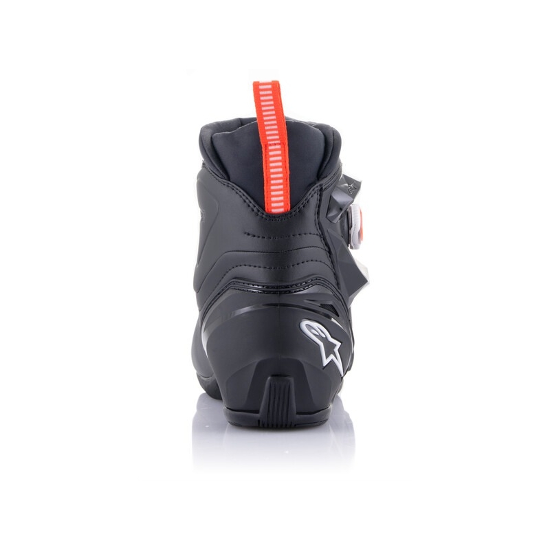 Ghete moto Alpinestars SP-2 negru-alb-roșu fluo