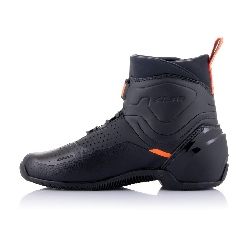 Ghete moto Alpinestars SP-2 negru-alb-roșu fluo