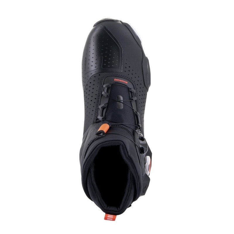 Ghete moto Alpinestars SP-2 negru-alb-roșu fluo