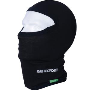 Glugă pentru motocicletă Oxford Balaclava din bumbac negru