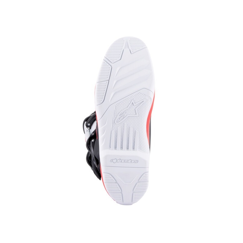 Ghete motocross Alpinestars TECH 3 alb-negru-albastru-roșu