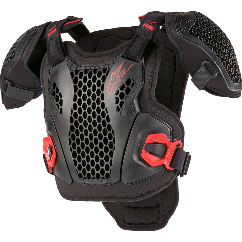 Protecție piept Alpinestars Bionic Action Youth negru-roșu