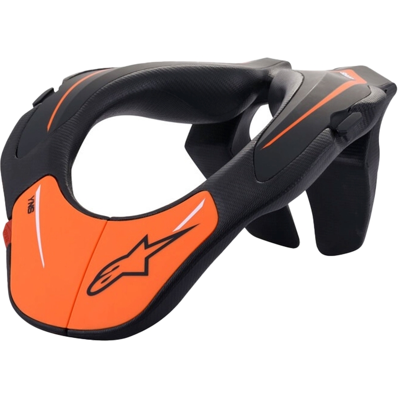 Alpinestars Neck Support Youth Neck Protector negru și portocaliu