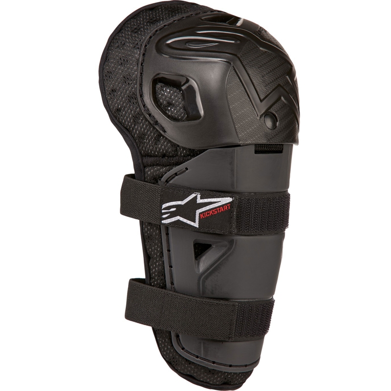 Genunchiere copii Alpinestars Bionic Kickstart negru-roșu