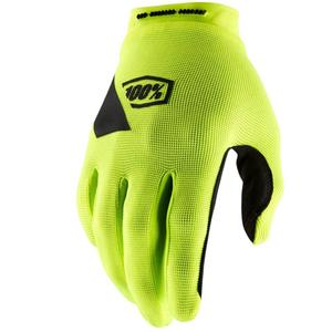 Mănuși motocross 100% RIDECAMP galben fluo