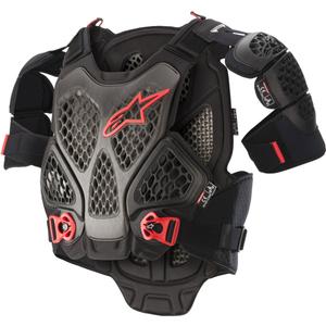 Protecție de corp Alpinestars A-6 negru-antracit-roșu