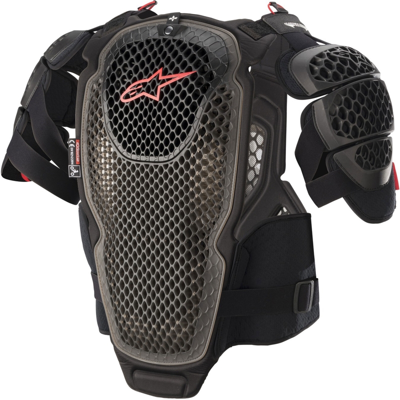 Protecție de corp Alpinestars A-6 negru-antracit-roșu