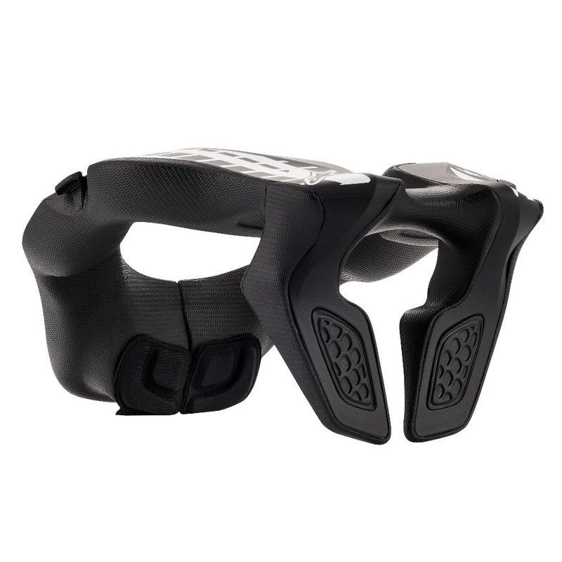 Protecție de gât pentru copii Alpinestars Neck Support Youth, negru-alb