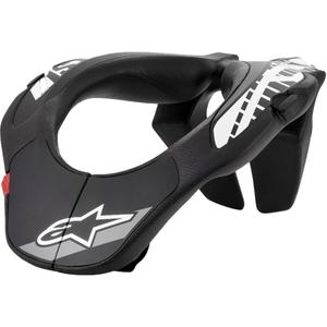 Protecție de gât pentru copii Alpinestars Neck Support Youth, negru-alb