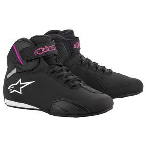 Ghete moto Alpinestars Stella Sektor pentru femei, negru-violet