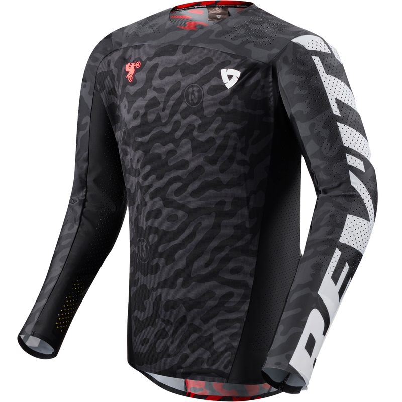 Tricou motocross Revit Thirteen negru