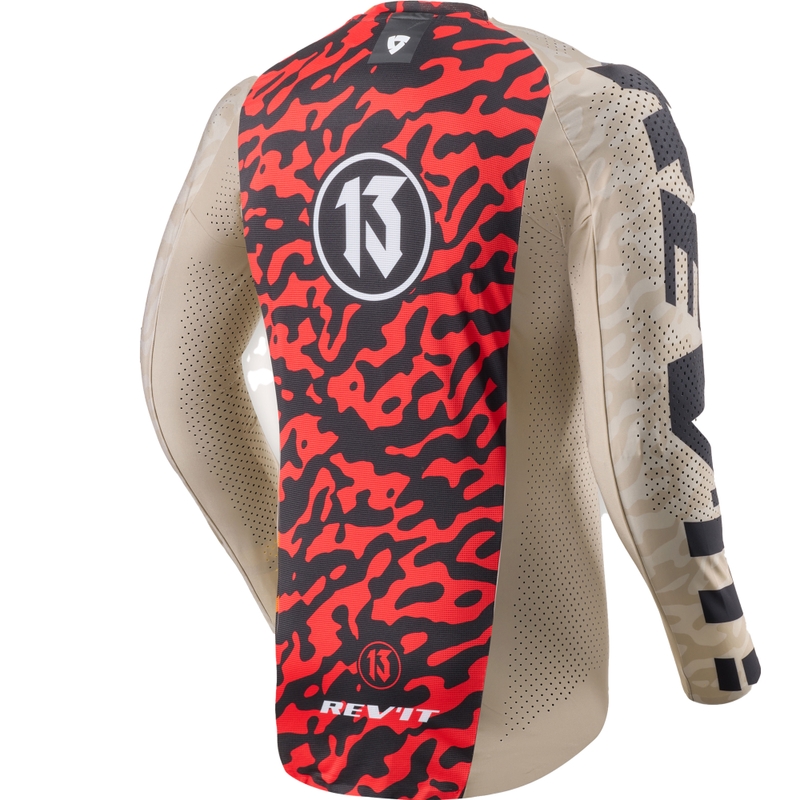 Tricou motocross Revit Thirteen nisipos