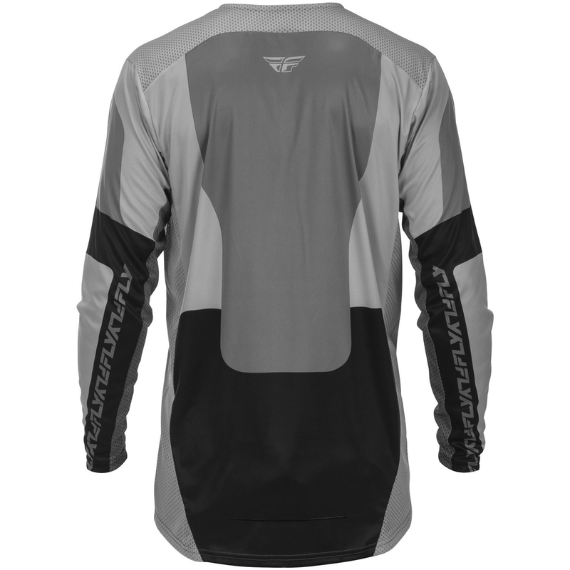Tricou motocross FLY Racing Lite gri-negru