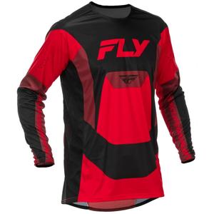 Tricou motocross FLY Racing Lite negru-roșu II