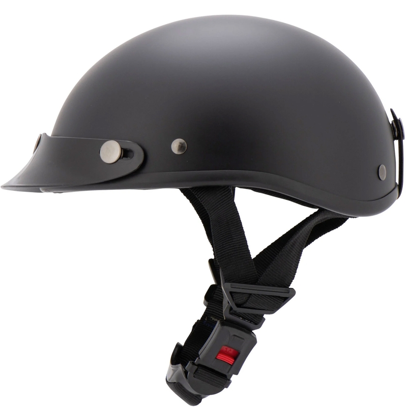 Cască de motocicletă Louis Braincap neagră