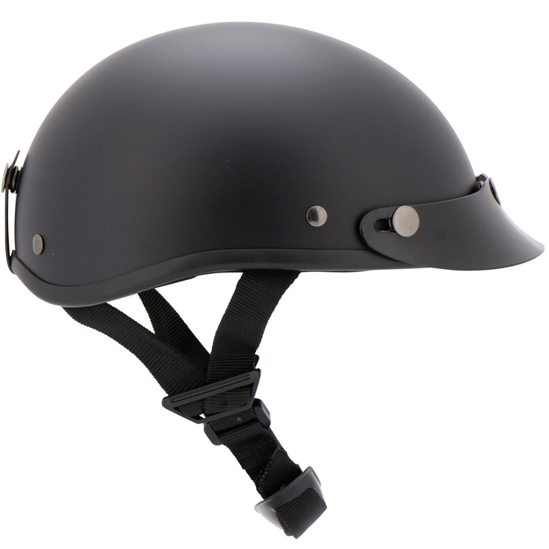 Cască de motocicletă Louis Braincap neagră