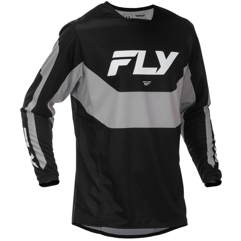 Tricou motocross FLY Racing Kinetic USA negru-gri