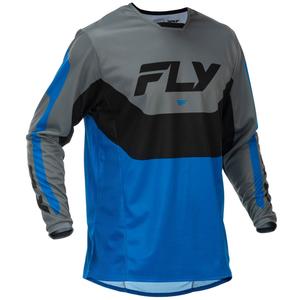 Tricou motocross FLY Racing Kinetic USA albastru-gri-negru