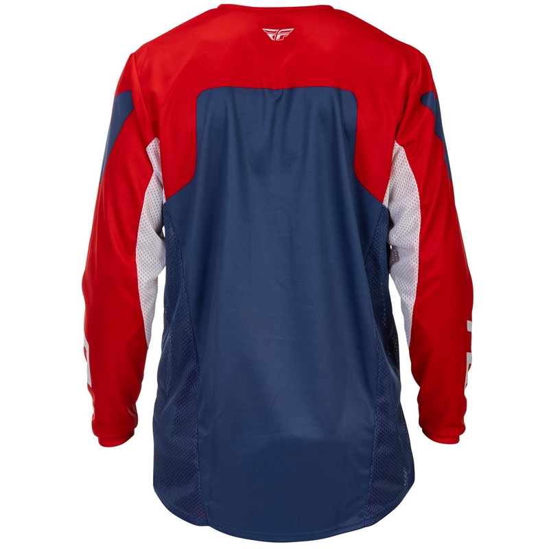 Tricou motocross FLY Racing Kinetic USA roșu-alb-albastru