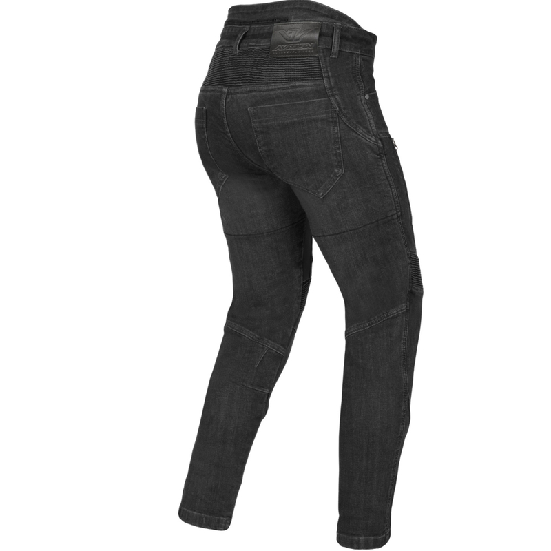 Blugi motociclisți pentru femei Ayrton 505 negri