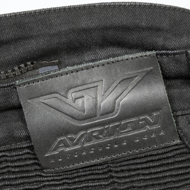 Blugi motociclisți pentru femei Ayrton 505 negri