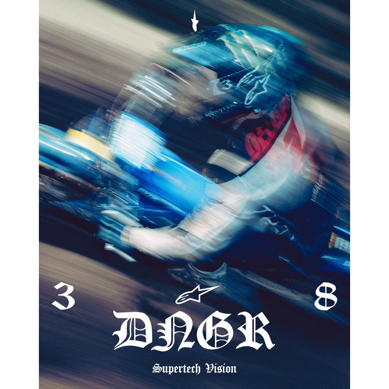 Ochelari motocross Alpinestars Supertech Vision DNGR38 XXV negri-argintii cu plexiglas argintiu oglindă