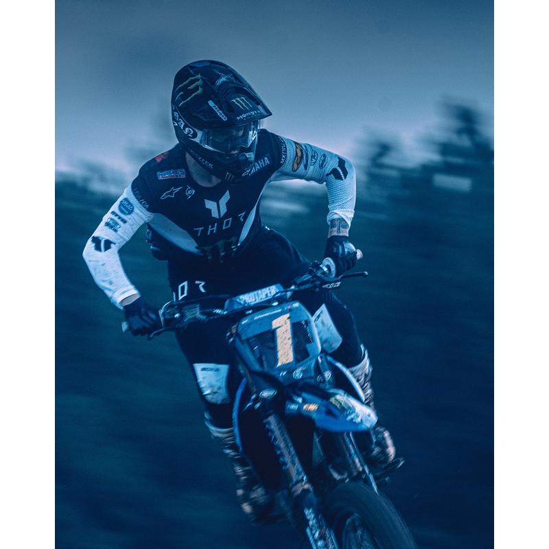 Ochelari motocross Alpinestars Supertech Vision DNGR38 XXV negri-argintii cu plexiglas argintiu oglindă