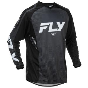 Tricou motocross FLY Racing F-16 negru-alb