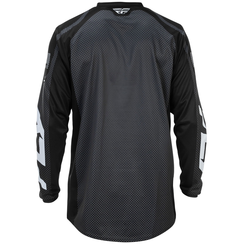 Tricou motocross FLY Racing F-16 negru-alb