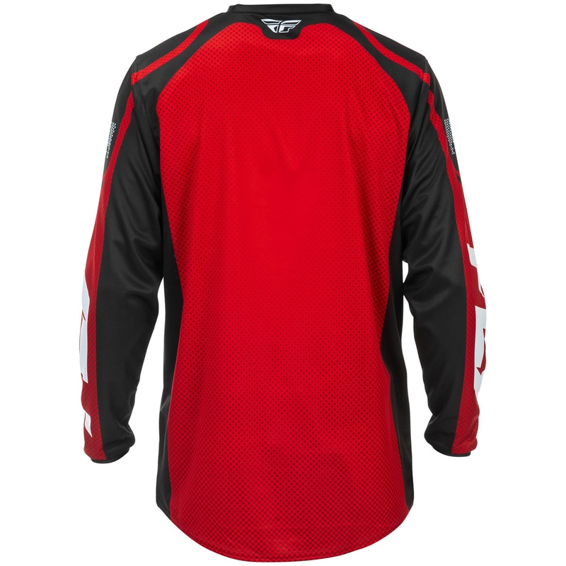 Tricou motocross FLY Racing F-16 roșu-negru-alb